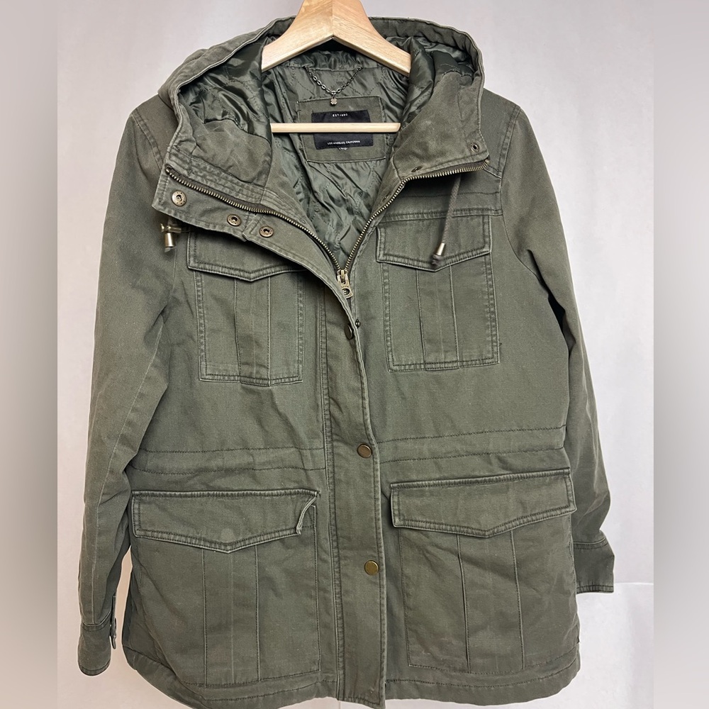 Lucky Brand Utility Jacket in Olive